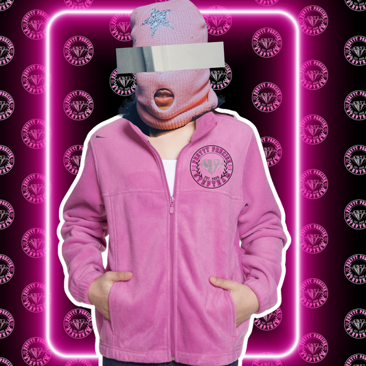 PRETTY IN PINK FULL ZIP FLEECE